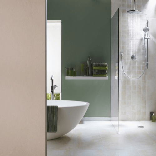 Brighter tones Colour For Bathroom Walls