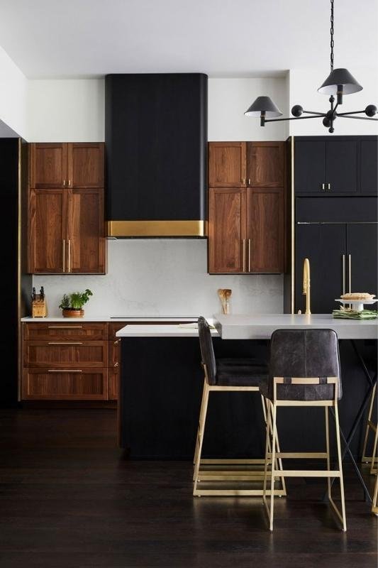 Black and brown deals cabinets