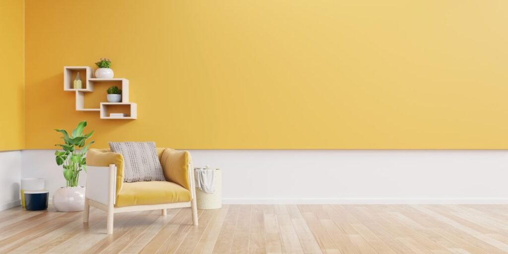 Happy Sunshine yellow shades room wall color